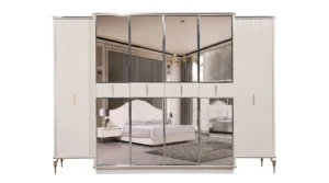 Шкаф Элен, 6-ств., крем, Fortuna Home