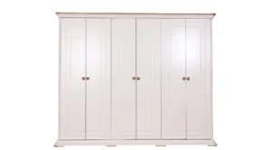 Шкаф Мия, 6-ств., крем, Fortuna Home